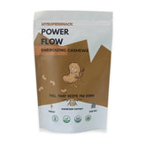 MYSUPERSNACK Power Flow Energizing Cashews packaging on a white background
