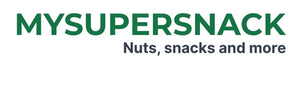 MYSUPERSNACK logo with green text on a white background