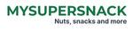 MYSUPERSNACK logo with green text on a white background